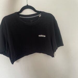 Addidas oversized crop top